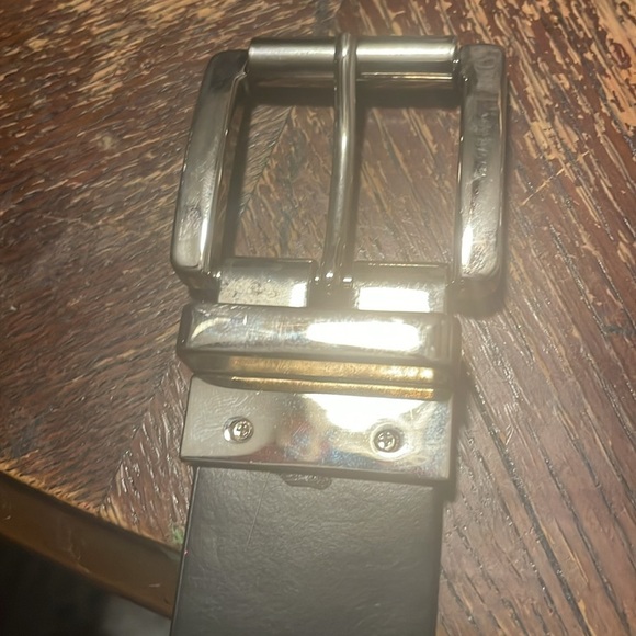 Michael Kors Black Belt with Silver Buckle - Picture 2 of 8